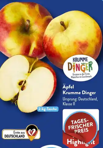 Aldi Süd Äpfel Krumme Dinger 2 kg Tasche Angebot