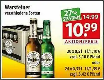 Getränkeland Warsteiner Angebot