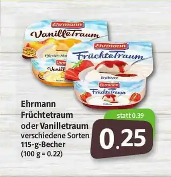 Markant Markt Ehrmann Früchtetraum Oder Vanilletraum Angebot