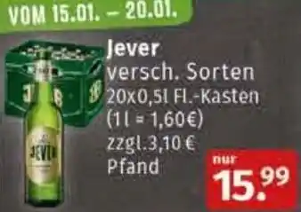 Markgrafen Jever 20x0,5 L Fl. Kasten Angebot