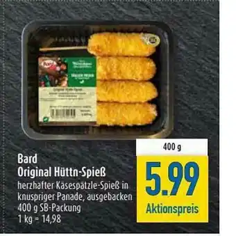 diska Bard Original Hüttn-Spieß Angebot