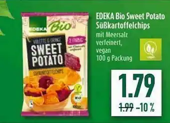 diska Edeka Bio Sweet Potato Süßkartoffelchips Angebot