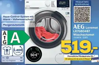 Euronics AEG Lavamat LR7G60487 Waschautomat Angebot