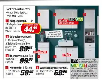 Möbel AS Badkombination Pool Angebot