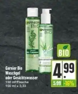 E-Center Garnier Bio Waschgel Oder Gesichtswasser Angebot