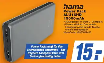 K+B Expert hama Power Pack ALU15HD 15000mAh Angebot