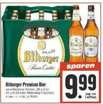 Edeka Bitburger Premium Bier Angebot