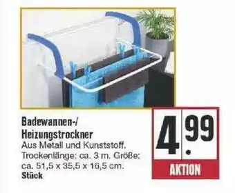 Edeka Badewannen-- Heizungstrockner Angebot