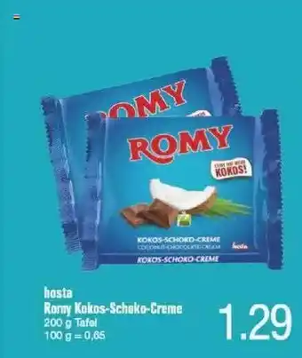 Edeka Hosta Romy Kokos-schoko-creme Angebot