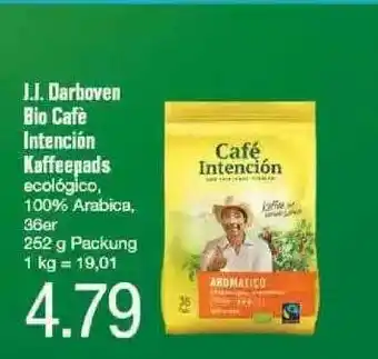 Edeka Jj Darboven Bio Cafè Intención Kaffeepads Angebot