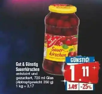 Edeka Gut & Günstig Sauerkirschen Angebot