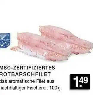 Edeka Zurheide Msc-zertifiziertes Rotbarschfilet Angebot