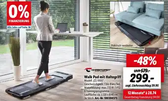 Lidl CHRISTOPEIT Walk Pad mit Haltegriff CS 1000 Angebot