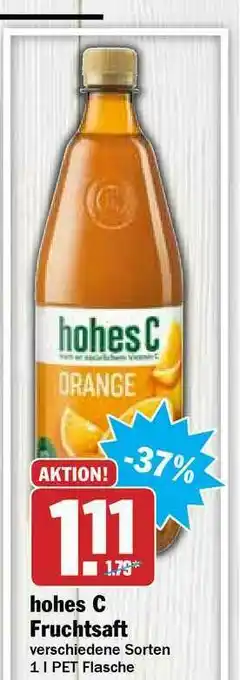 Hit Hohes C Fruchtsaft Angebot