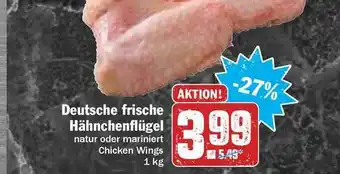 Hit Deutsche Frische Hähnchenflügel Angebot