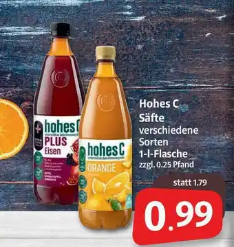 Markant Markt Hohes C Säfte Angebot