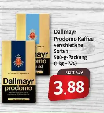 Markant Markt Dallmayr Prodomo Kaffee Angebot