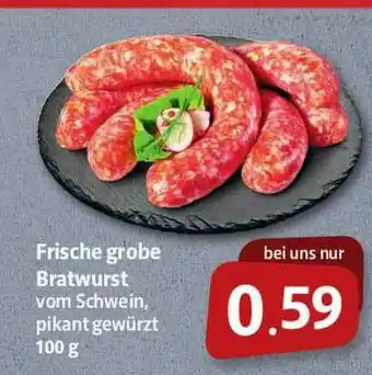 Markant Markt Frische Grobe Bratwurst Vom Schwein, Pikant Gewürzt Angebot