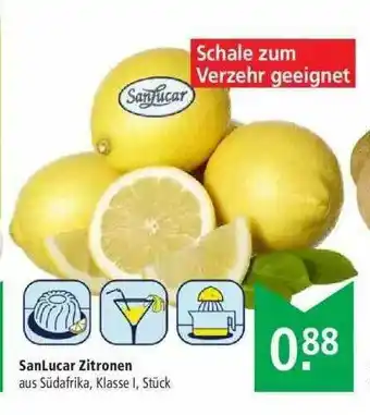 Marktkauf Sanlucar Zitronen Angebot