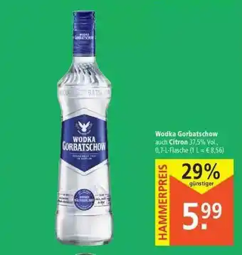 Marktkauf Wodka Gorbatschow Auch Citron Angebot