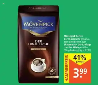 Marktkauf Mövenpick Kaffee Der Himmlische, El Autentico, Der Kräftige Oder Der Milde Angebot