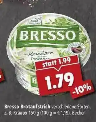 Marktkauf Bresso Brtaufstrich Angebot