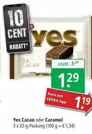 Marktkauf Yes Cacao Oder Caramel Angebot