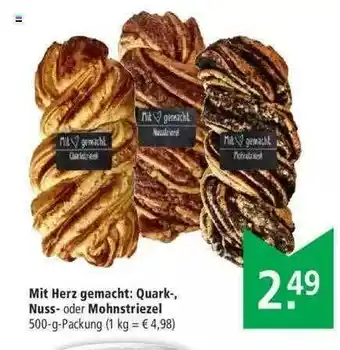 Marktkauf Mit Herz Gemacht: Quark-nuss Oder Mohnstriezel Angebot