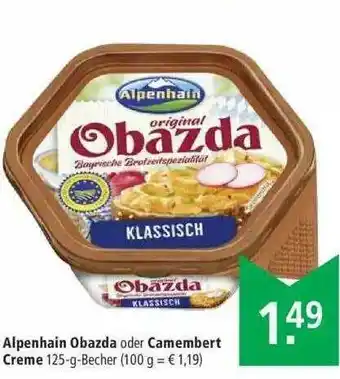 Marktkauf Alpenhain Obazda Oder Camembert Creme Angebot