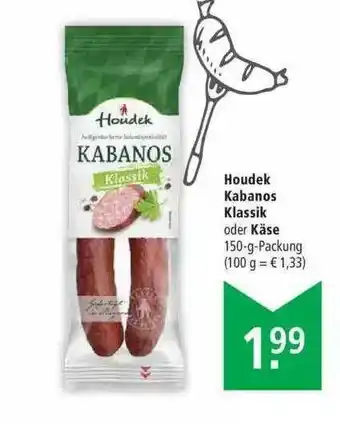 Marktkauf Houdek Kabanos Klassik Oder Käse Angebot