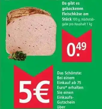 Marktkauf Da Gibt Es Gebackenen Fleischkäse Am Stück Angebot