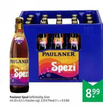 Marktkauf Paulaner Spezi Angebot