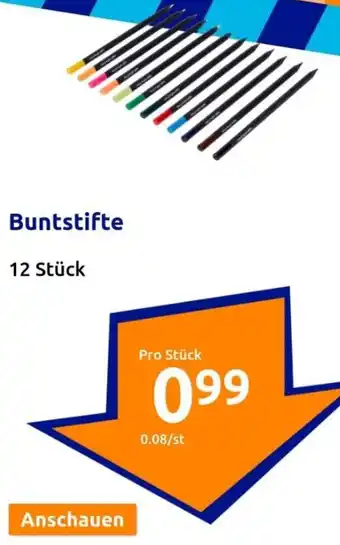 Action Buntstifte 12 Stück Angebot