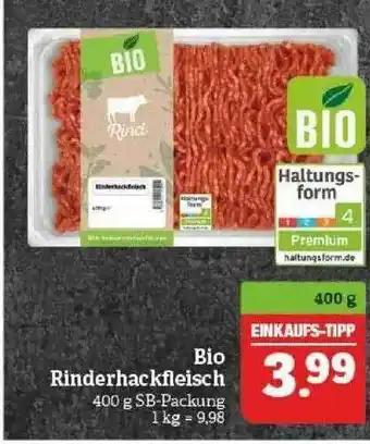 Marktkauf Bio Rinderhackfleisch Angebot