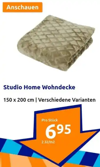 Action Studio Home Wohndecke 150 x 200 cm Angebot