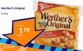 Action Werther's Original 3x50 g Angebot