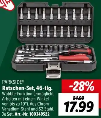 Lidl PARKSIDE Ratschen-Set, 46-tlg. Angebot