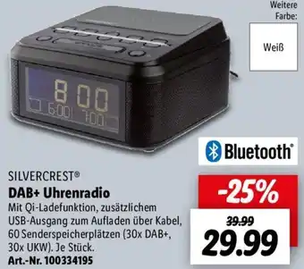 Lidl SILVERCREST DAB+ Uhrenradio Angebot