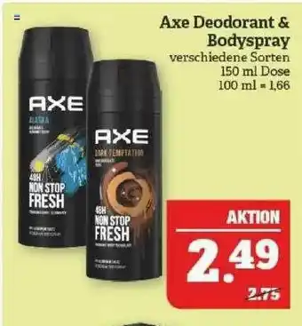 Marktkauf Axe Deodorant & Bodyspray Angebot