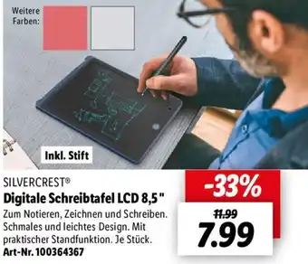 Lidl SILVERCREST Digitale Schreibtafel LCD 8,5" Angebot