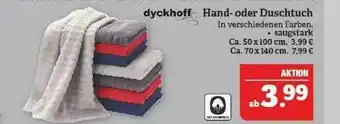 Marktkauf Hand- Oder Duschtuch Dyckhoff Angebot