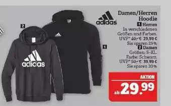 Marktkauf Adidas Damen Herren Hoodie Angebot