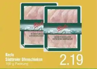 Marktkauf Recla Südtiroler Ofenschinken Angebot