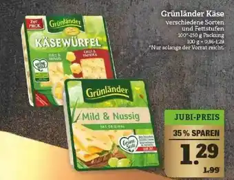 Marktkauf Grünländer Käse Angebot