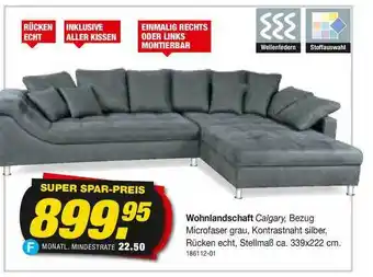 Möbel AS Wohnlandschaft Calgary Angebot