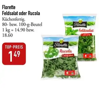 Galeria Markthalle Florette Feldsalat oder Rucola 80-100g Angebot