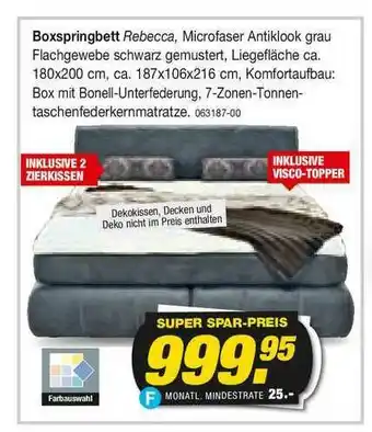 Möbel AS Boxspringbett Angebot