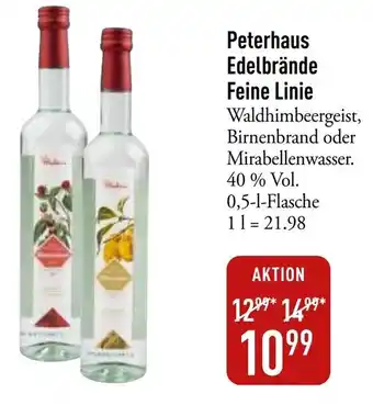 Galeria Markthalle Peterhaus Edelbrände Feine Linie 500ml Angebot