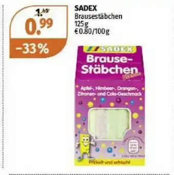 Müller Sadex Brausestäbchen Angebot