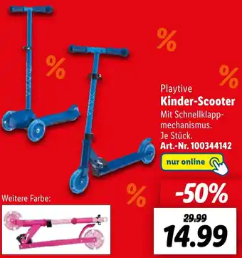 Lidl Playtive Kinder-Scooter Angebot